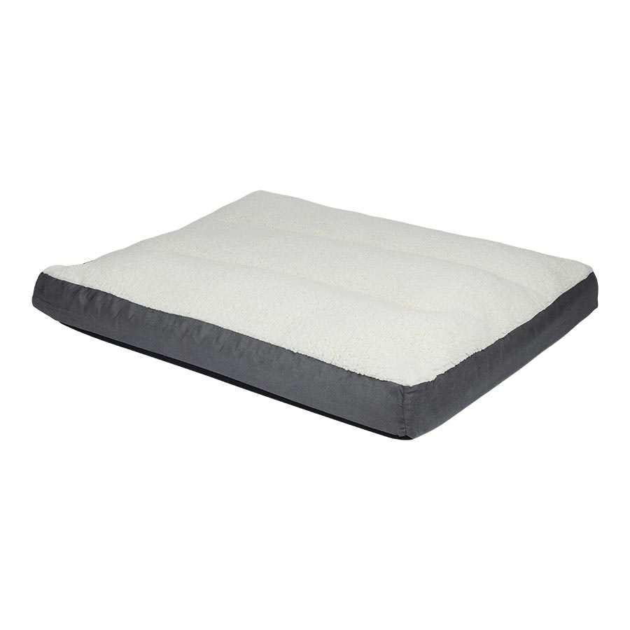 Pets At Home Teddy Dog Mattress Grey Large