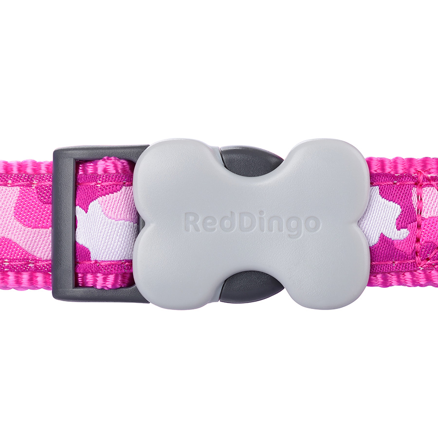 Red Dingo Camouflage Dog Collar Hot Pink Pets