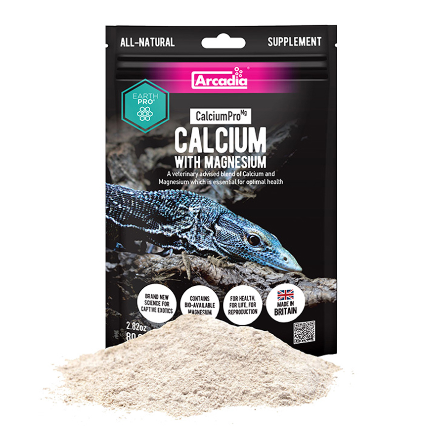 Arcadia Earth Pro Calcium Pro Mg Reptile Supplement 80G