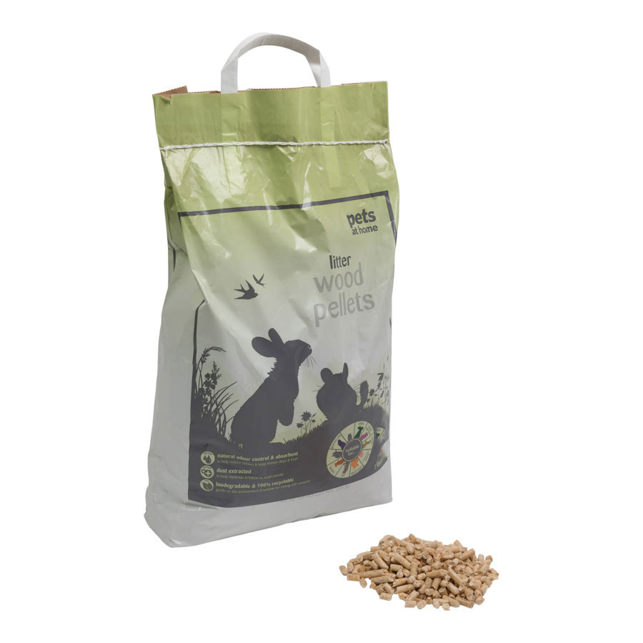 Pets at Home Small Animal Litter Wood Pellets Pets