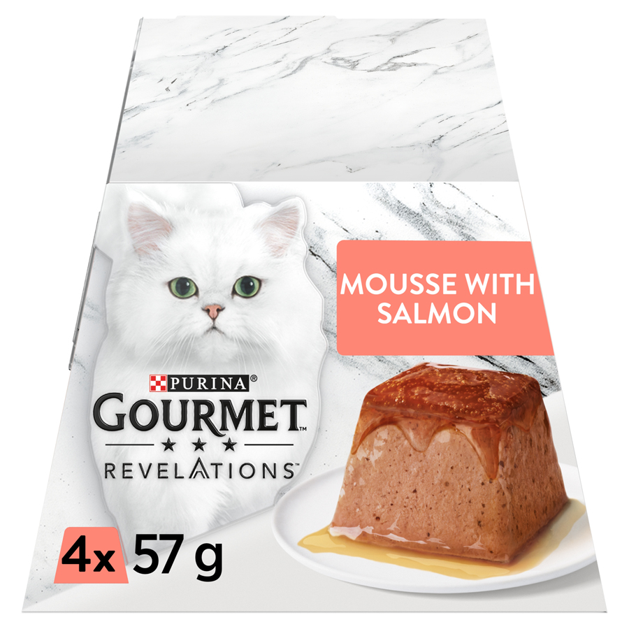 Gourmet Revelations Adult Wet Cat Food Mousse Salmon