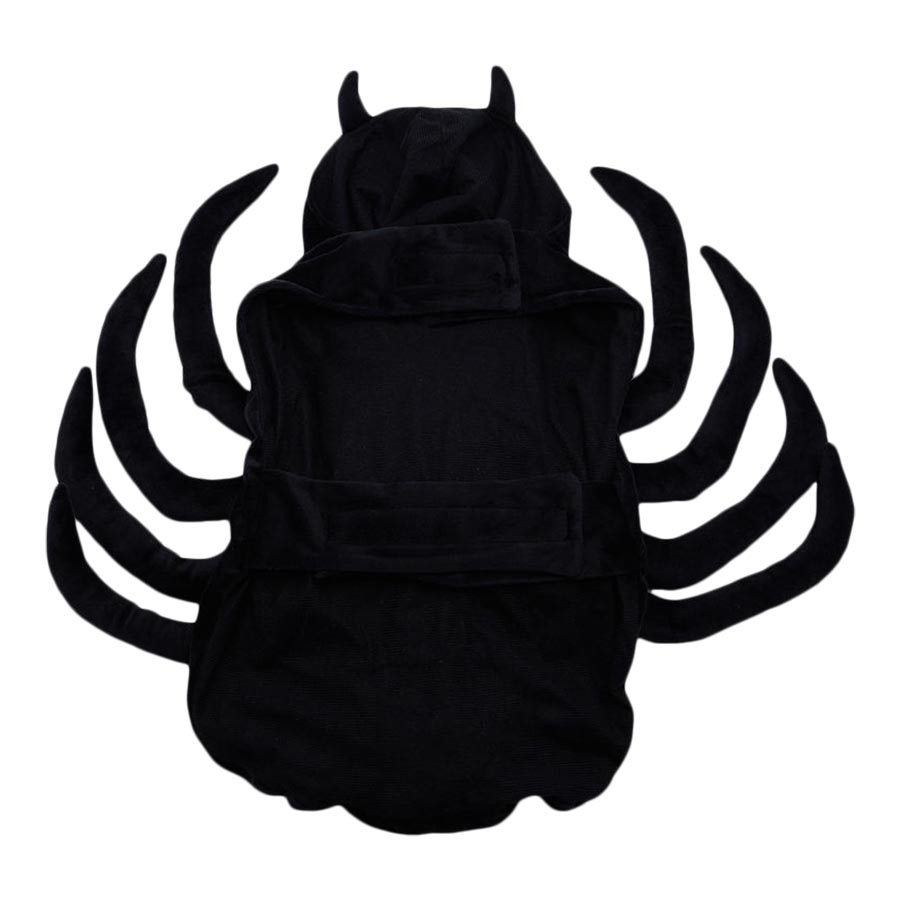 Black dog in spider costume best sale