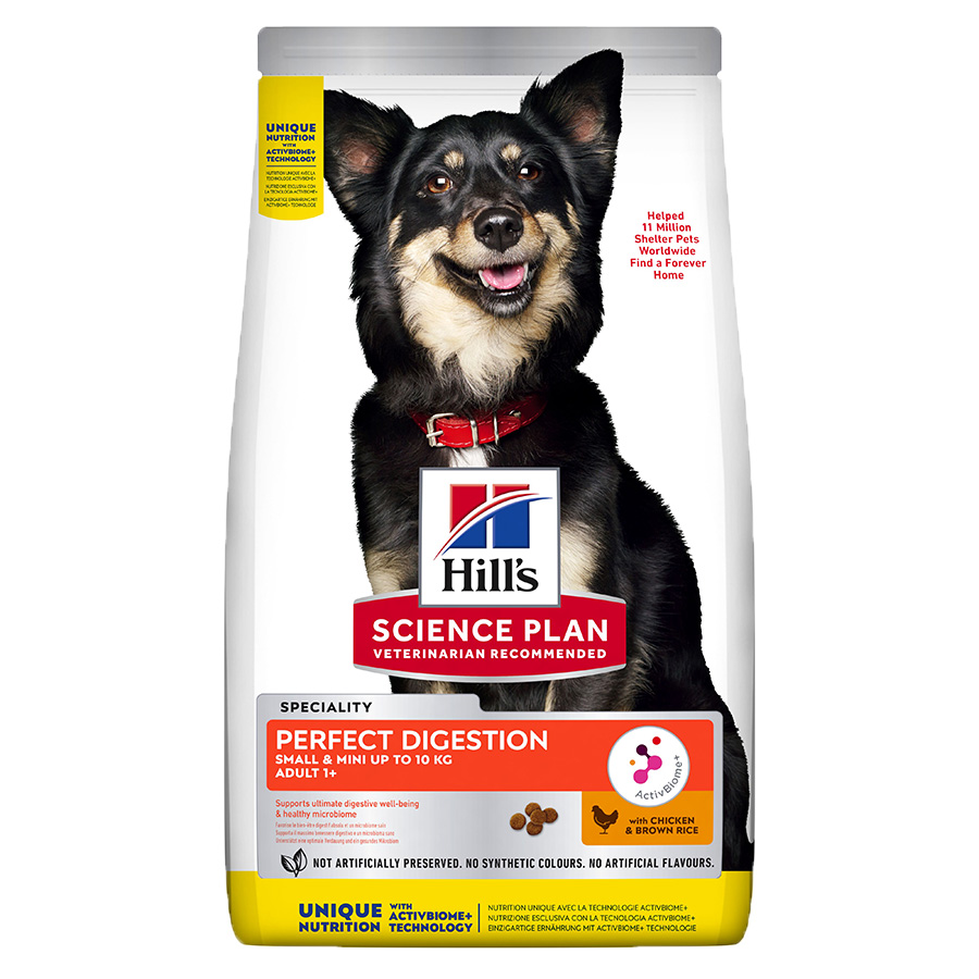 Hill's Science Plan Perfect Digestion Small & Mini Breed Dry Adult Dog Food 6Kg