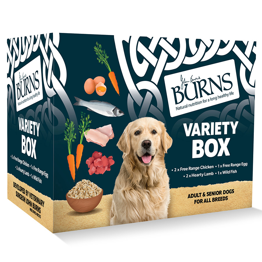 Burns raw dog fashion food