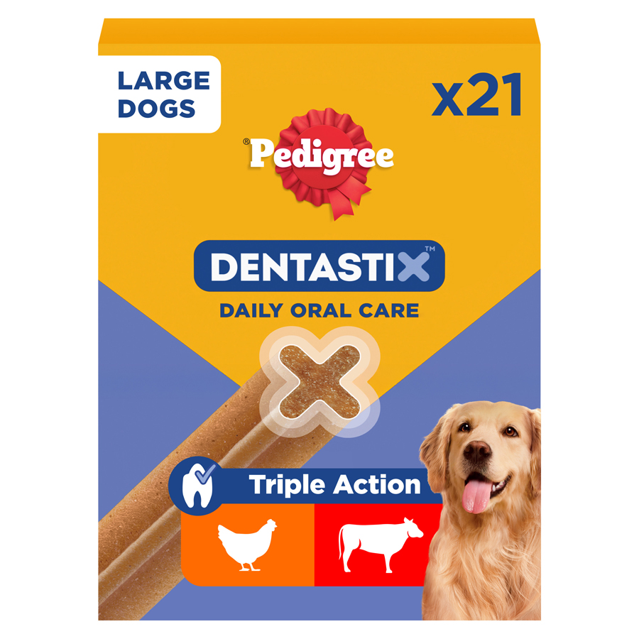 Pedigree Dentastix Bulk Pack Daily Dental Chews for Large Breeds