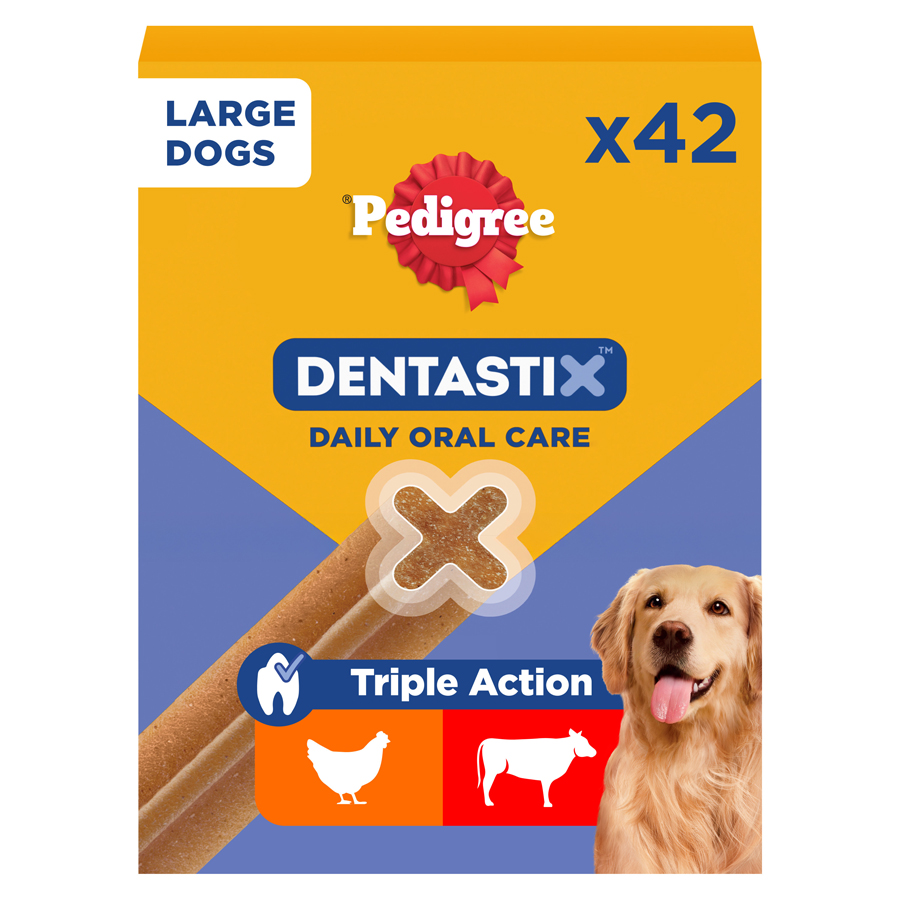 Pedigree Dentastix Bulk Pack Daily Dental Chews for Large Breeds