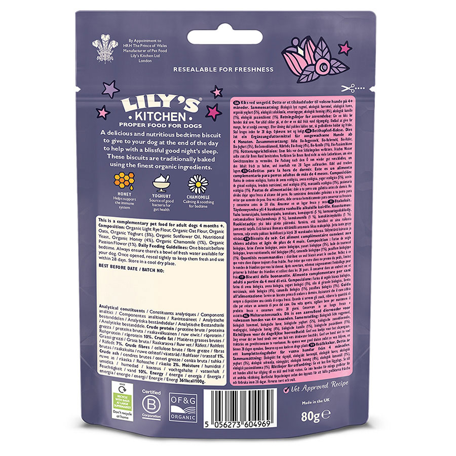 Lily s Kitchen Bedtime Biscuits Dog Treats Pets