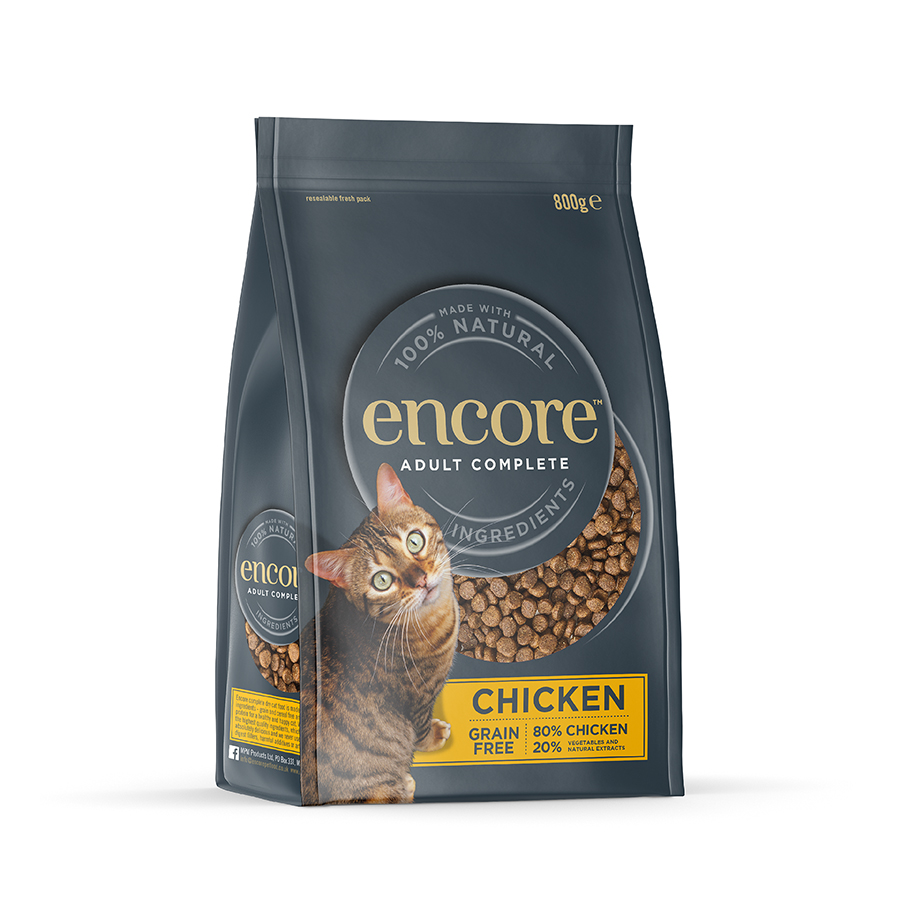 Encore Natural Complete Dry Adult Cat Food Chicken
