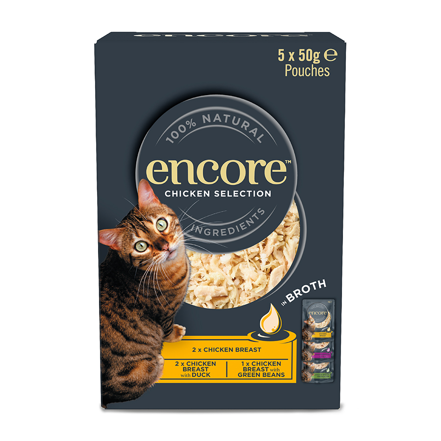 Encore Natural Chicken Selection In Broth Cat Pouches