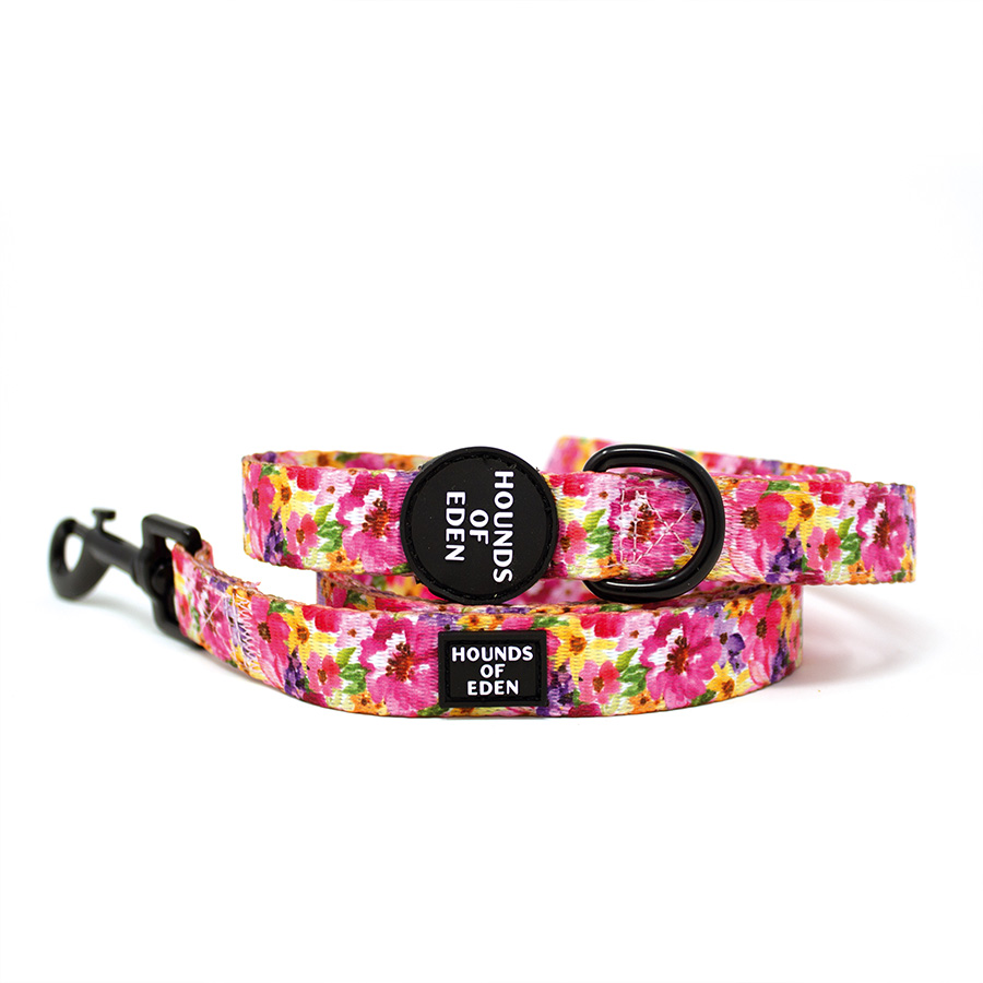 Hounds of Eden Florentina Dog Lead Pink Pets