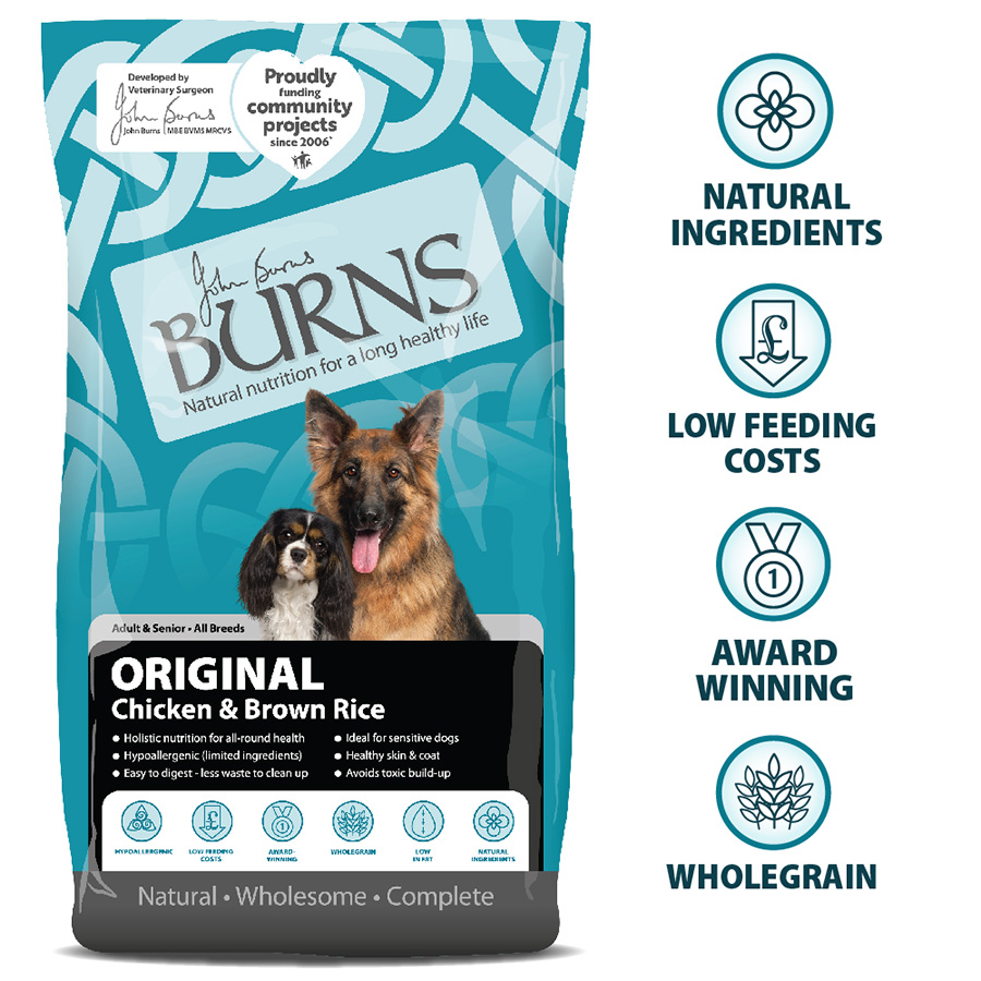 Burns dog food near me best sale