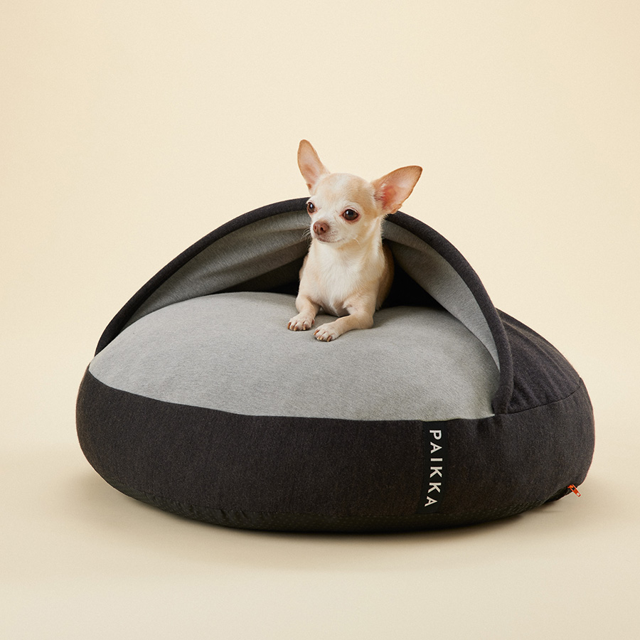 Paikka Recovery Burrow Dog Bed Grey Pets