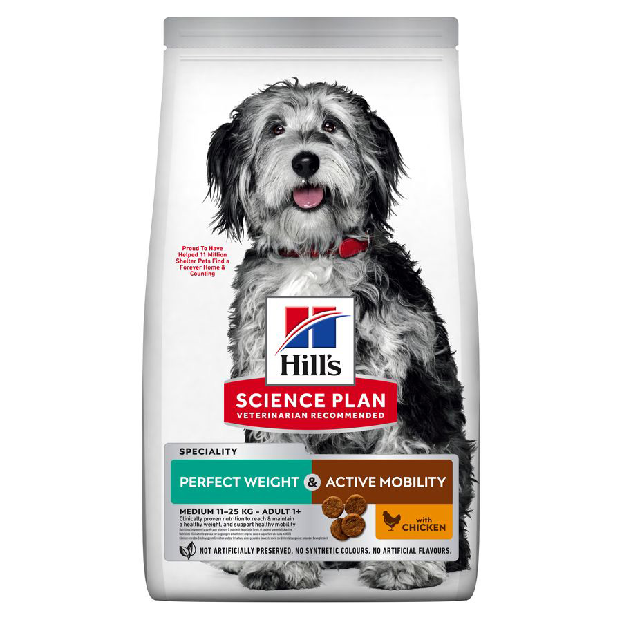 Hill’s Science Plan Perfect Weight & Active Mobility Dry Dog Food | Pets