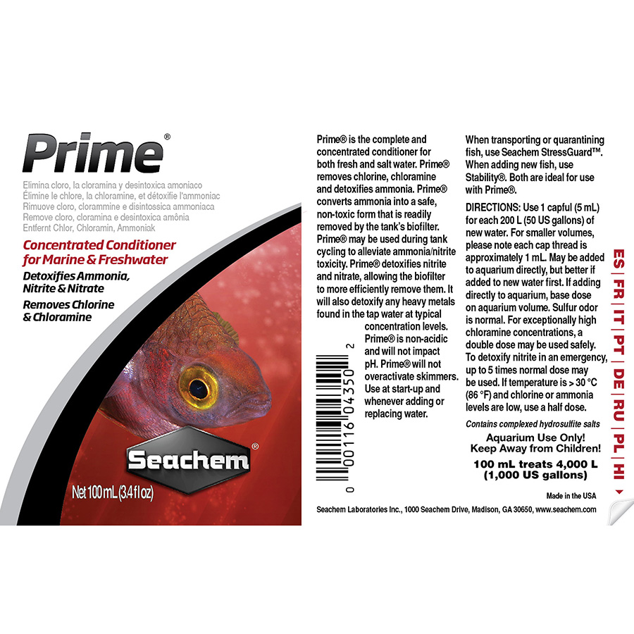 Prime concentrated conditioner for marine and freshwater hotsell