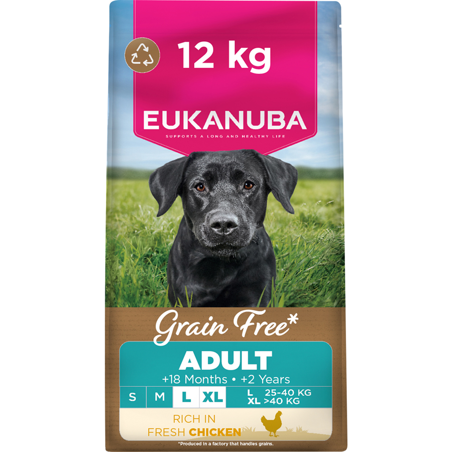 Eukanuba Grain Free Large Breed Adult Dry Dog Food Chicken