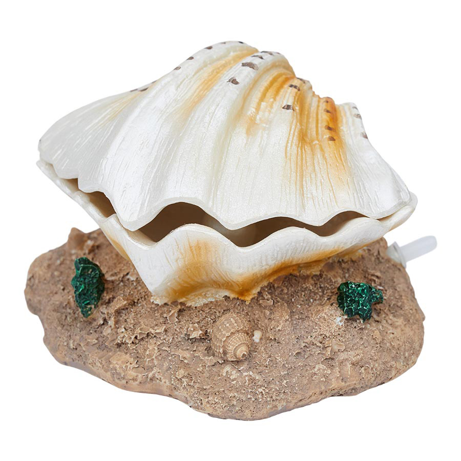 Pets at Home Bubbling Pearly Shell Aquarium Ornament Pets