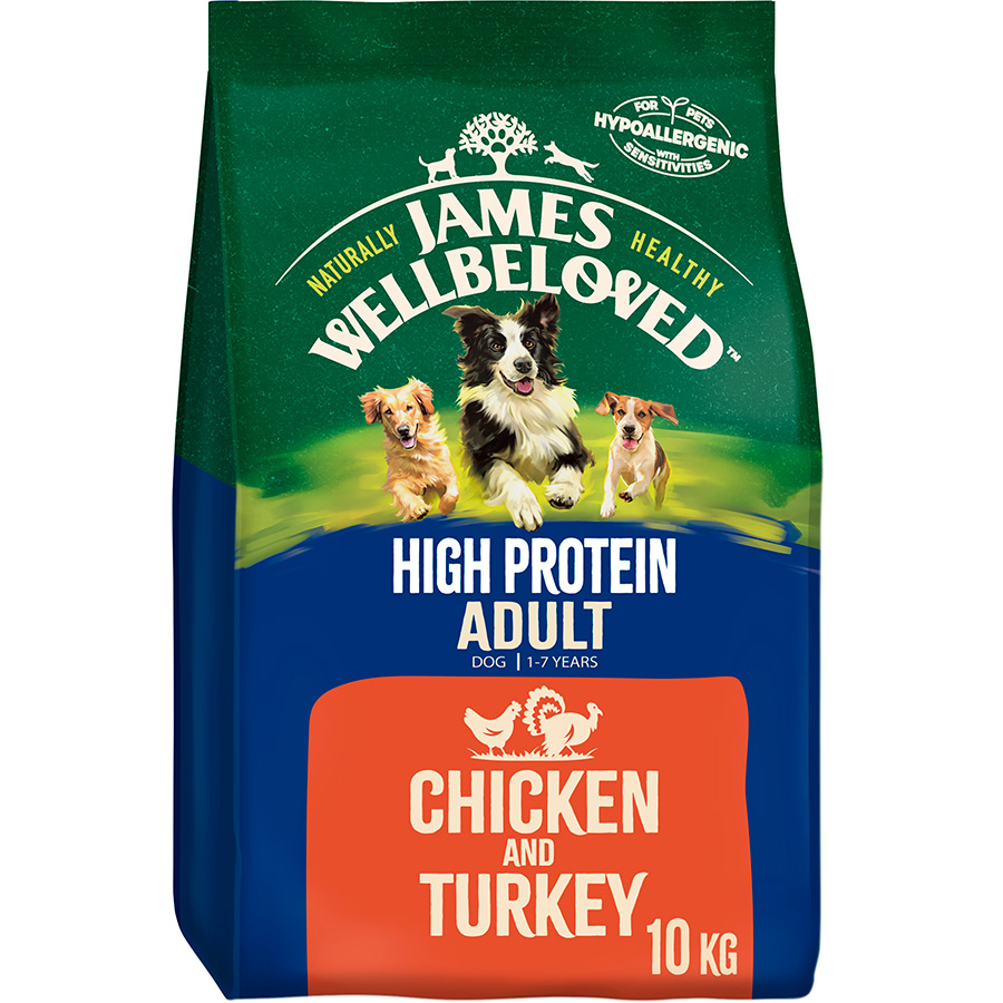 James Wellbeloved High Protein Grain Free Adult Dry Dog Food Chicken 