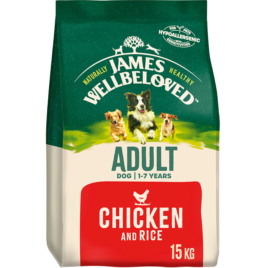 James Wellbeloved Adult Dry Dog Food Chicken Rice Pets