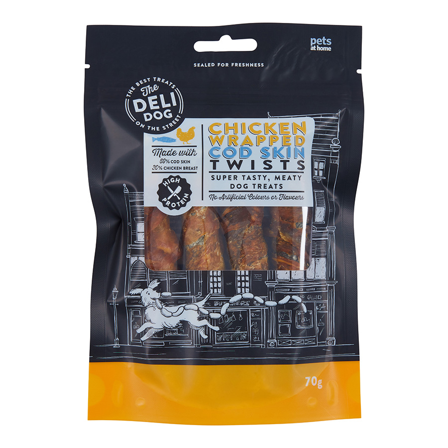 Chicken wrapped dog chews best sale