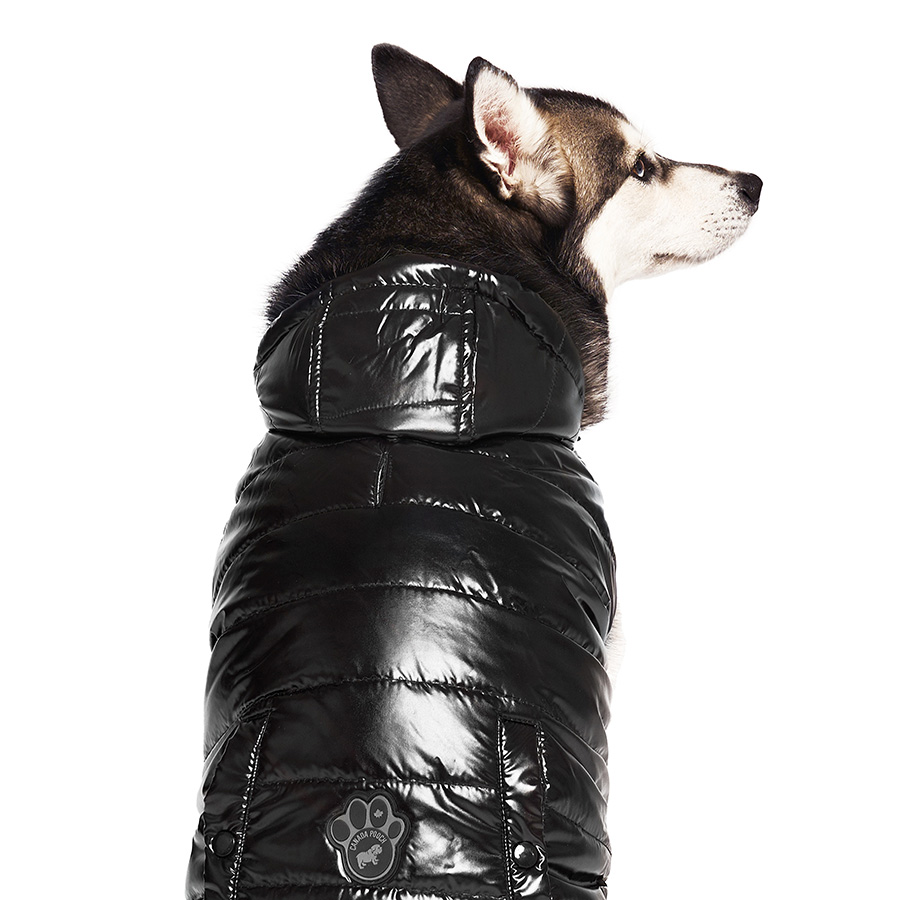 Shiny puffer vest on sale