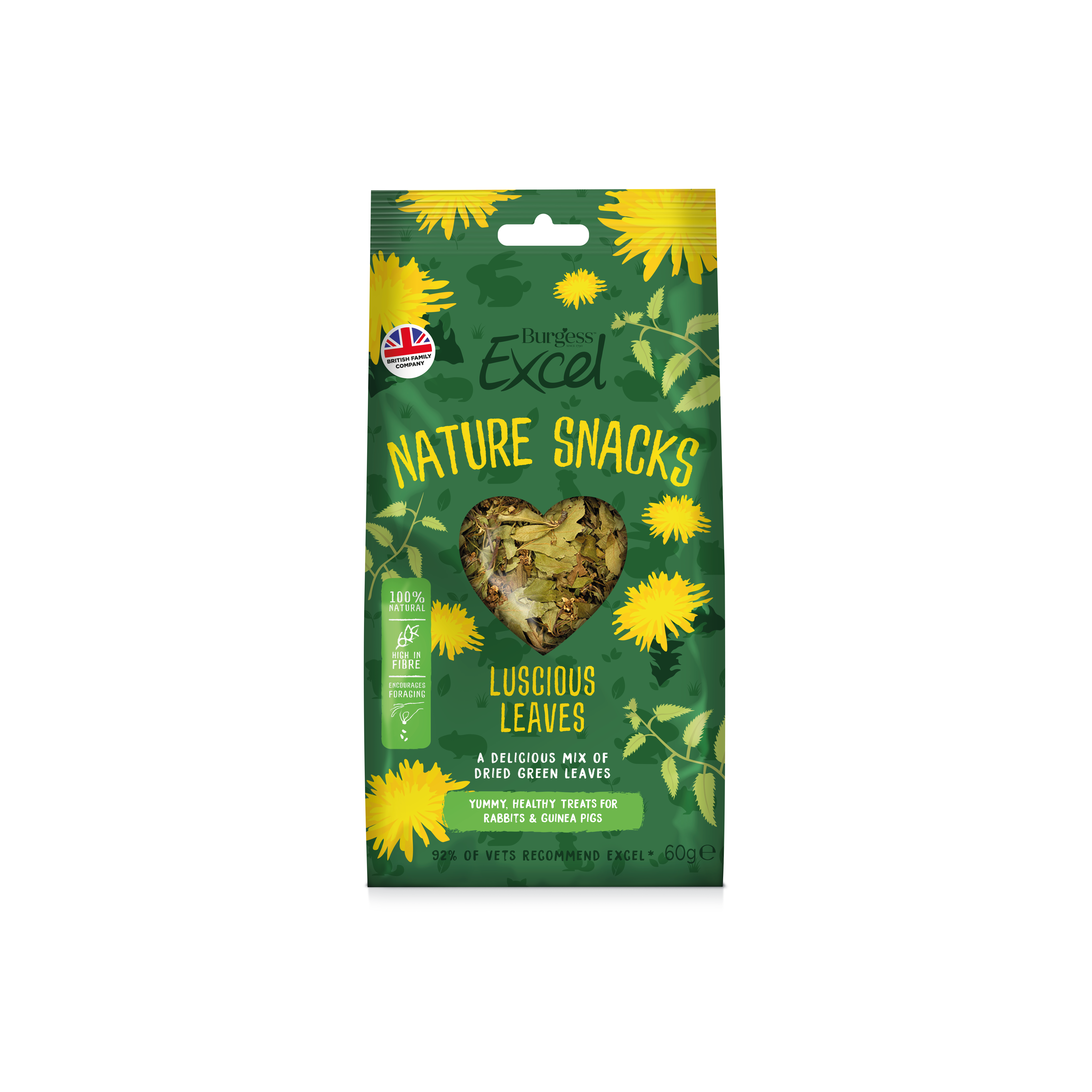 Burgess Excel Small Animal Treats Luscious Leaves