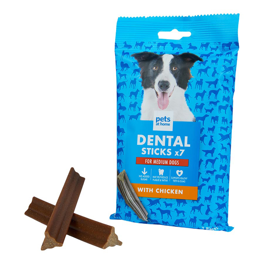 Pets at Home Dental Sticks for Medium Dogs | Pets