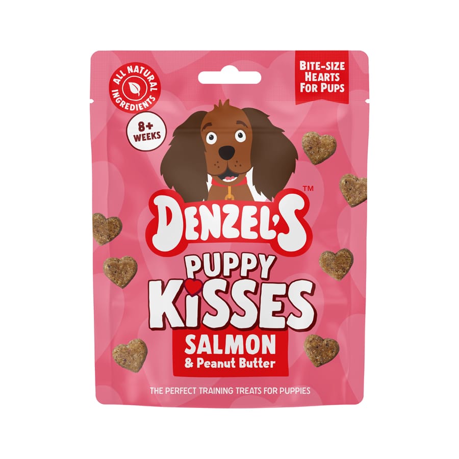 Denzel's Puppy Kisses Salmon & Peanut Butter Training Treats