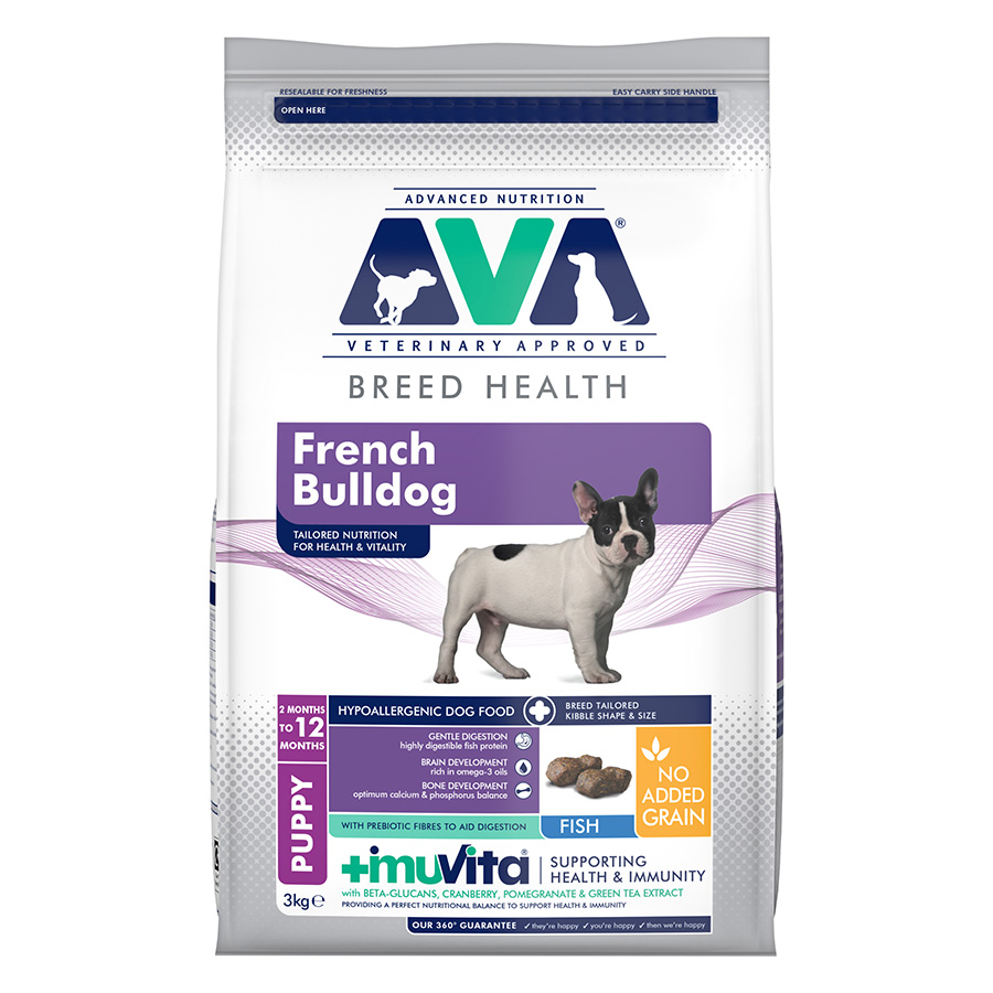 AVA Veterinary Approved French Bulldog Puppy Dry Dog Food | Pets