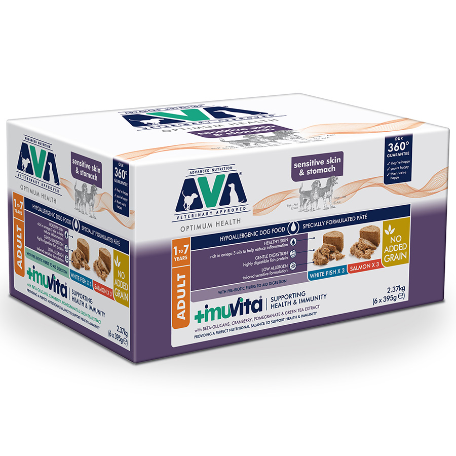 AVA Veterinary Approved Optimum Health Sensitive Wet Adult Dog Food Pets