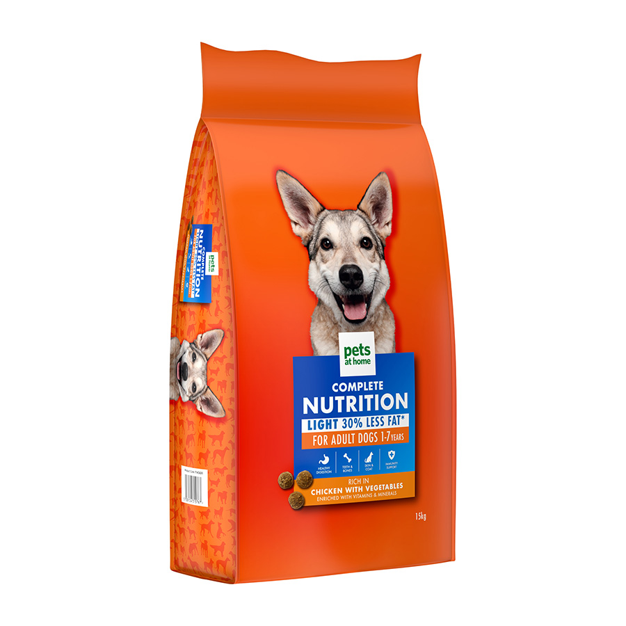 Pets at Home Complete Nutrition Light Adult Dry Dog Food Chicken Pets