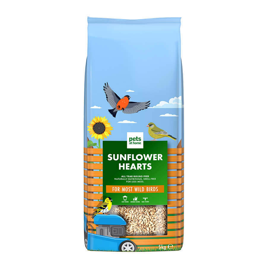 Pets At Home Sunflower Hearts Wild Bird Seeds & Nuts 5Kg