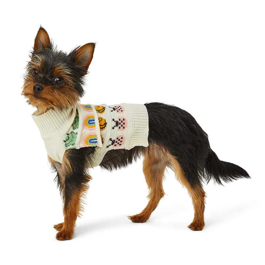Just For Puppy Knitted Creatures Jumper Natural Xx Small