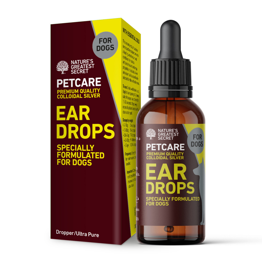 Nature's Greatest Secret Colloidal Silver Antibacterial Ear Drops