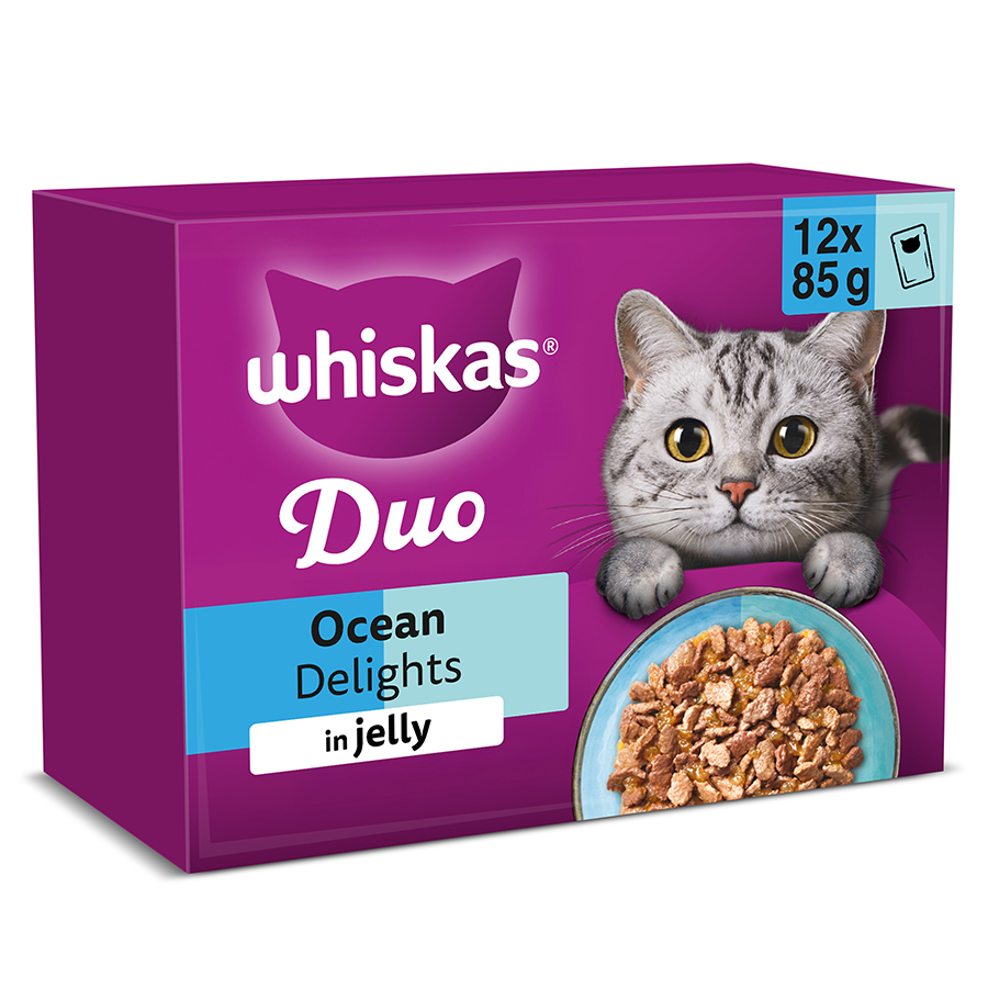 Whiskas 1+ Adult Wet Cat Food Ocean Delights