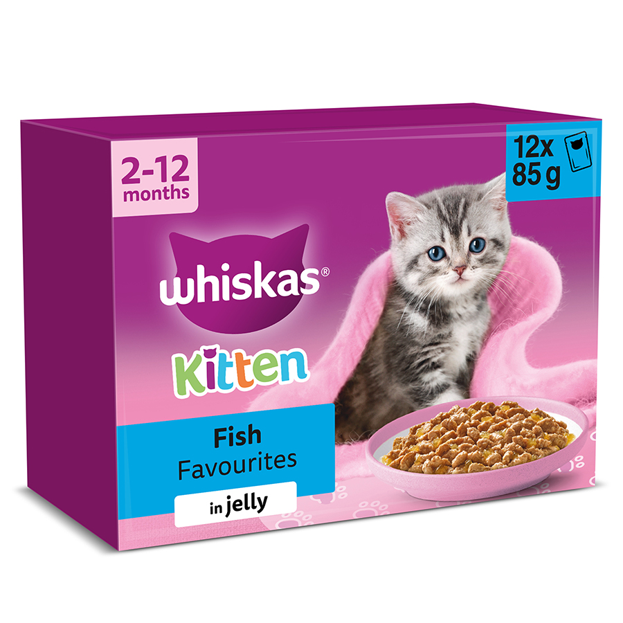 Whiskas Kitten Wet Cat Food Fish In Jelly