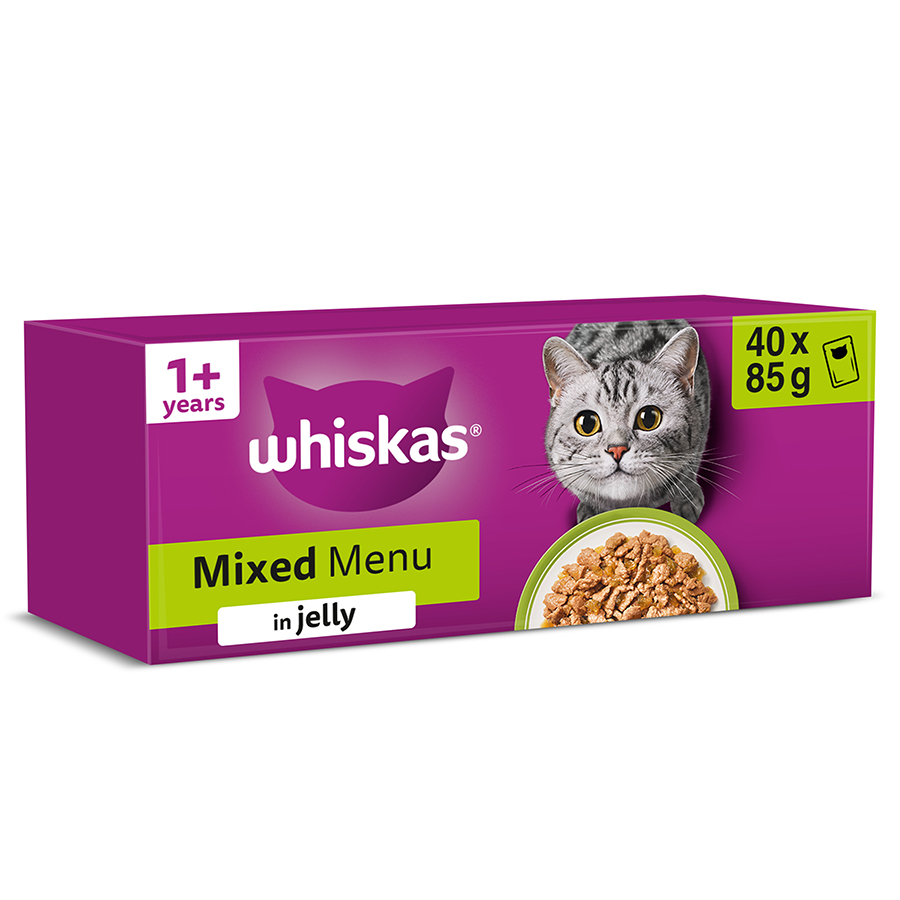 Whiskas 1+ Adult Wet Cat Food Mixed Menu