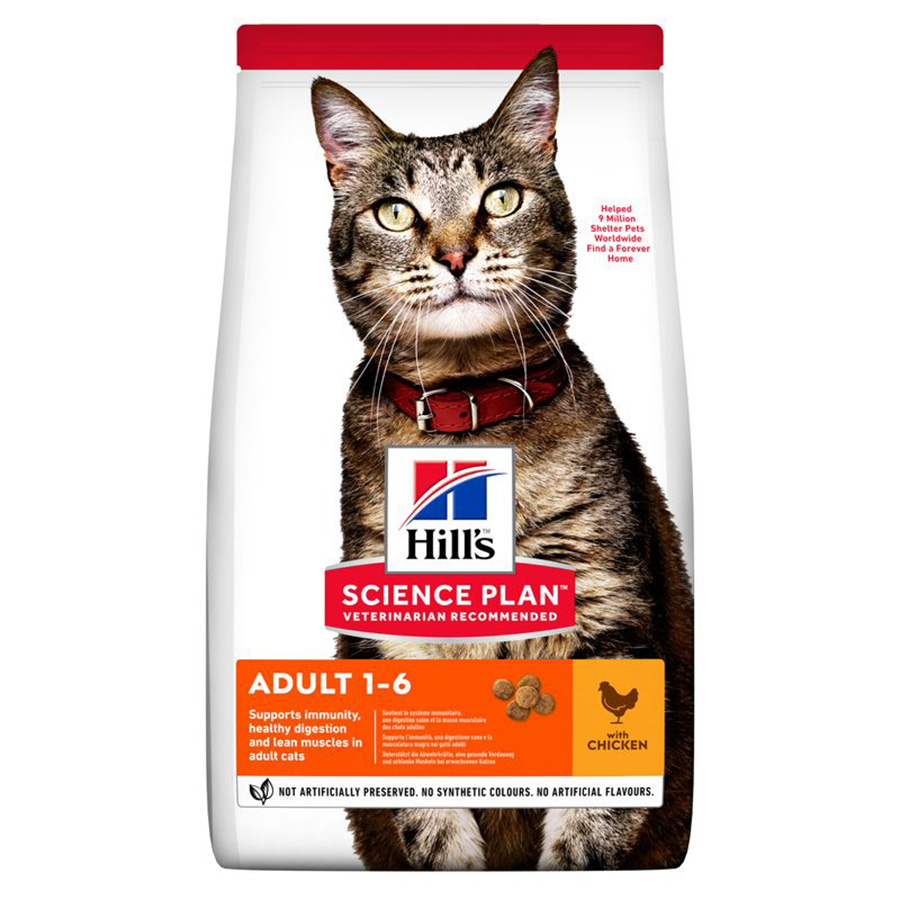 Hill’s Science Plan Adult Dry Cat Food Chicken | Pets