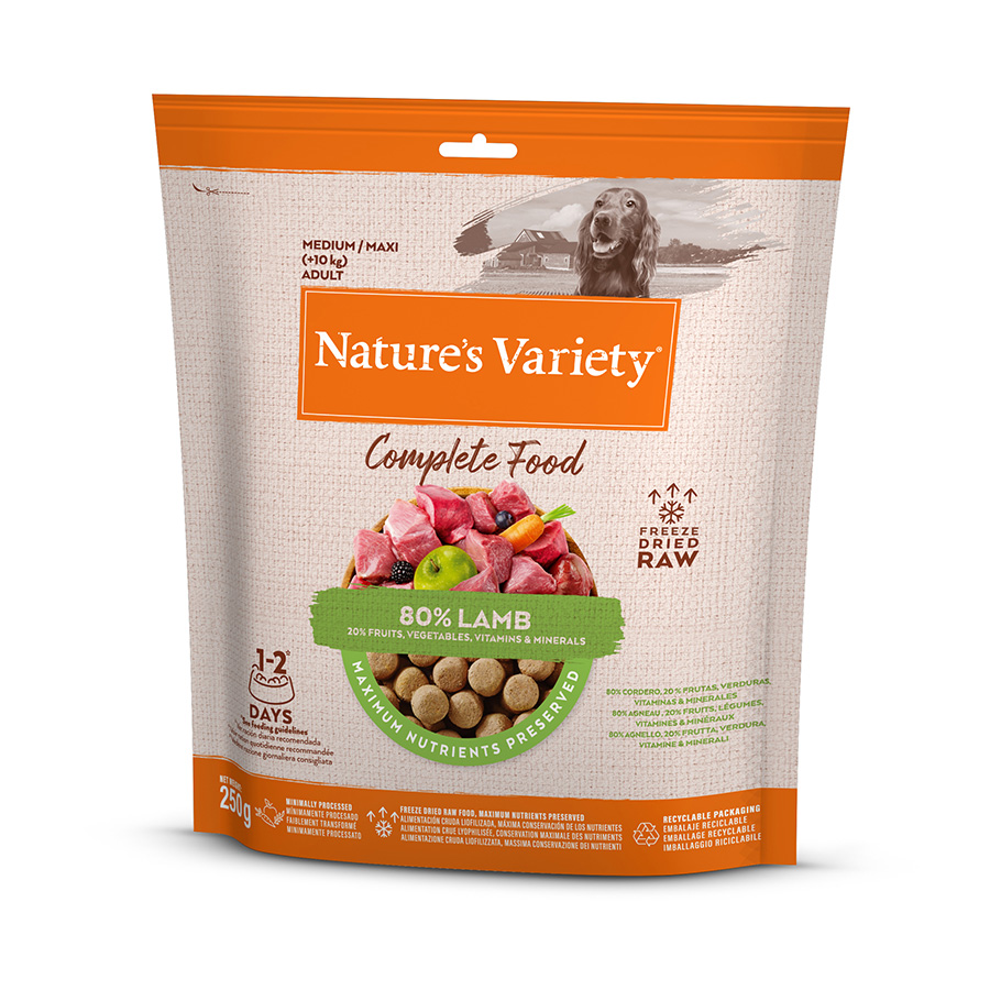 Natures Variety Large Breed Adult Freeze Dried Dog Food Lamb | Pets