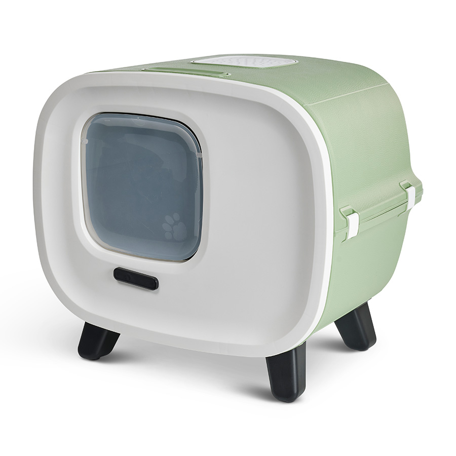 Savic Mira De Luxe Cat Toilet Botanical Green Pets