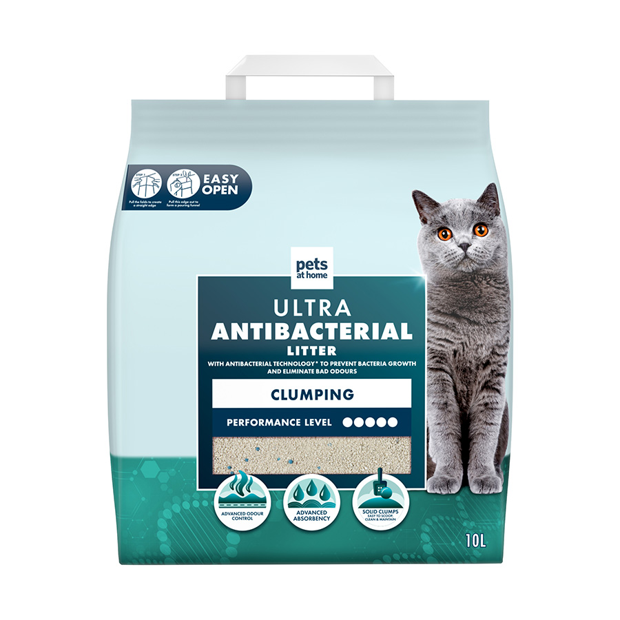 Antibacterial cat litter best sale