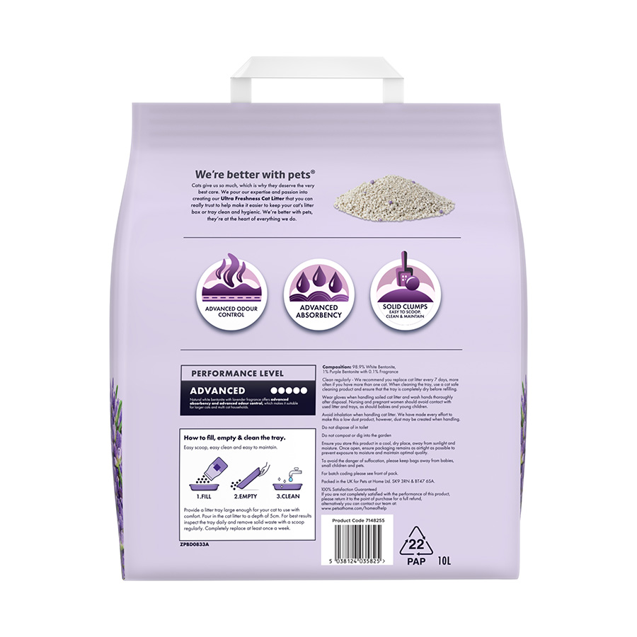 Pets at Home Ultra Freshness Clumping Cat Litter Pets