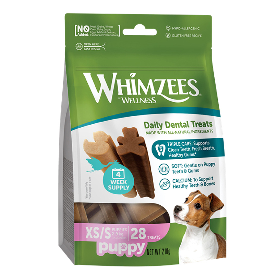 Whimzees Puppy Daily Dental Treats X Small Small Pets