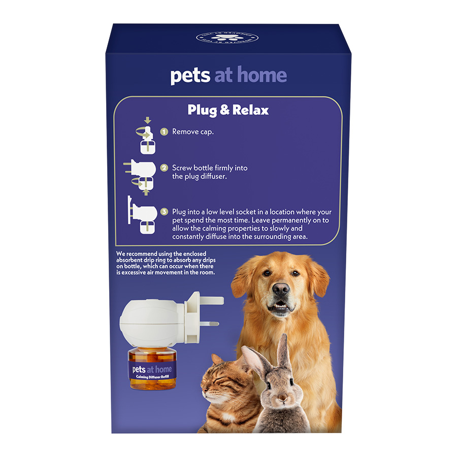 Pets at Home Essential Oils Calming Plug In Diffuser Kit for Pets