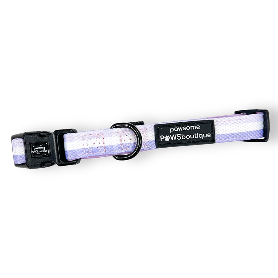 Pawsome Paws Boutique Eseentials Dog Collar Lilac Medium