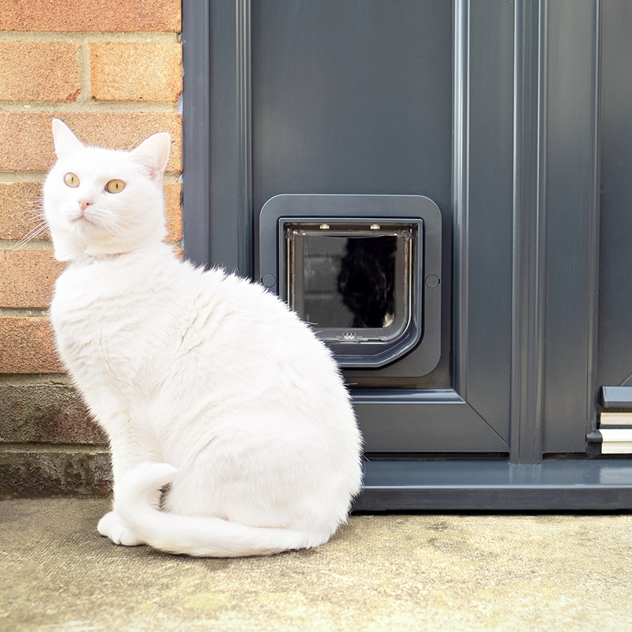 SureFlap Microchip Cat Flap Grey Pets