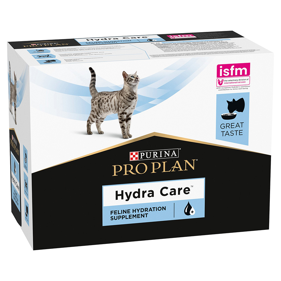 Pro Plan Vet Diet Hydra Care Wet Adult Cat Food 10X85G Pouches