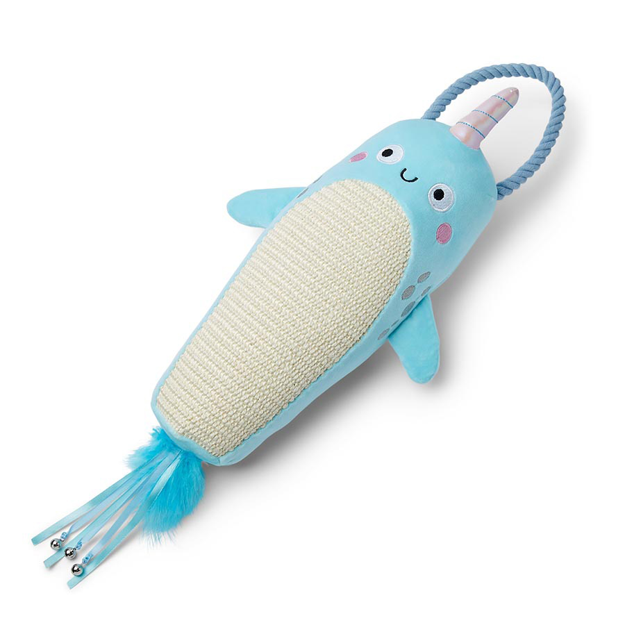 Pets at Home Kitten Hanging Narwhal Scratcher | Pets