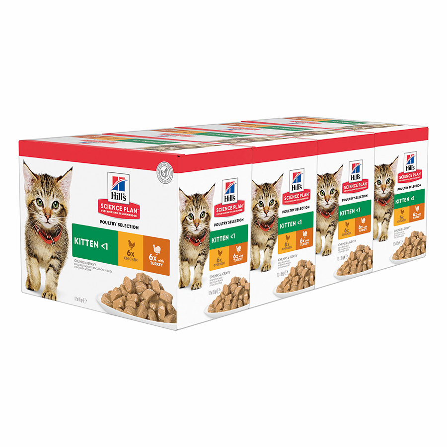 Hill’s Science Plan Wet Kitten Food Chicken & Turkey 