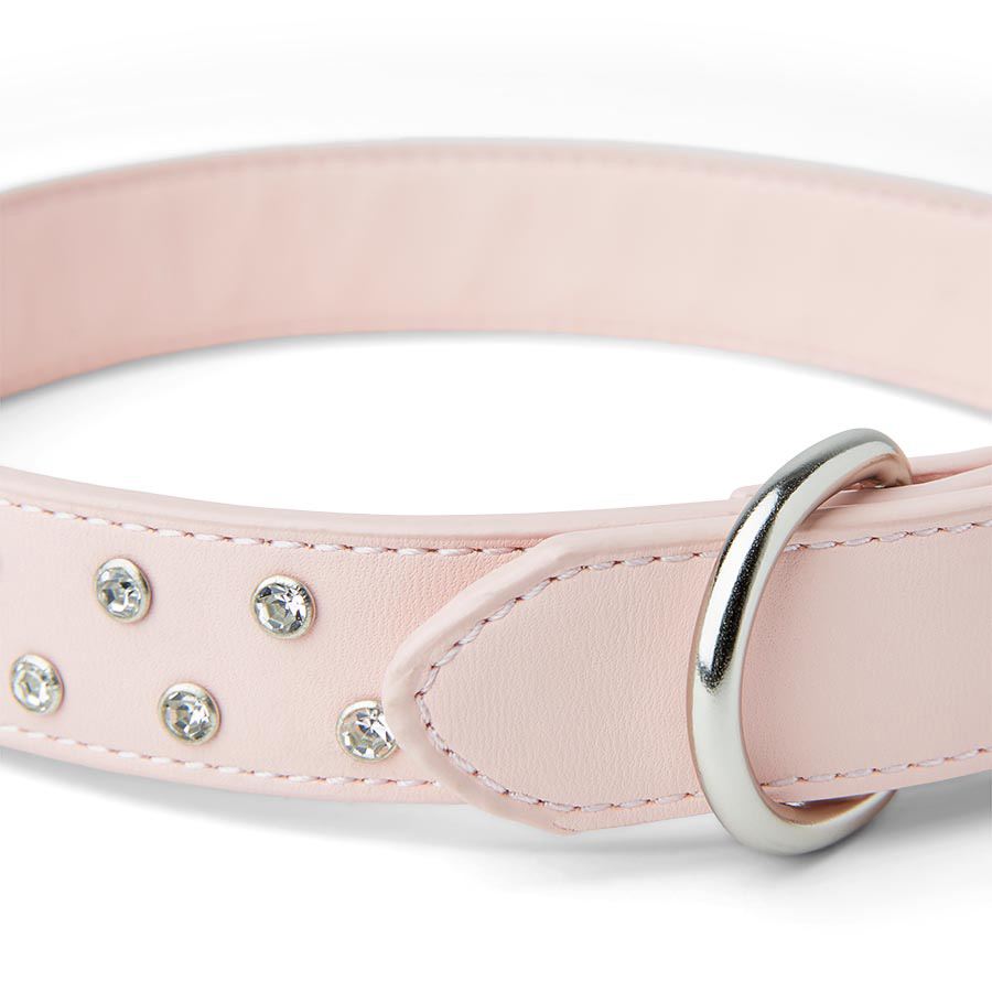 Pink rhinestone collar best sale