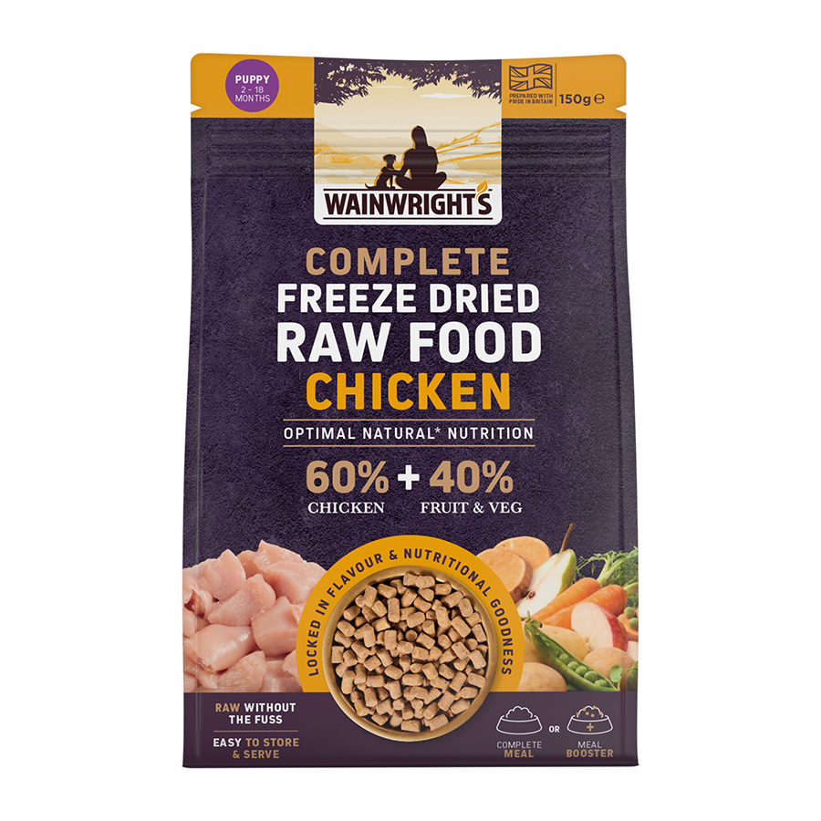 Wainwright s Complete Puppy Freeze Dried Raw Dog Food Chicken Pets